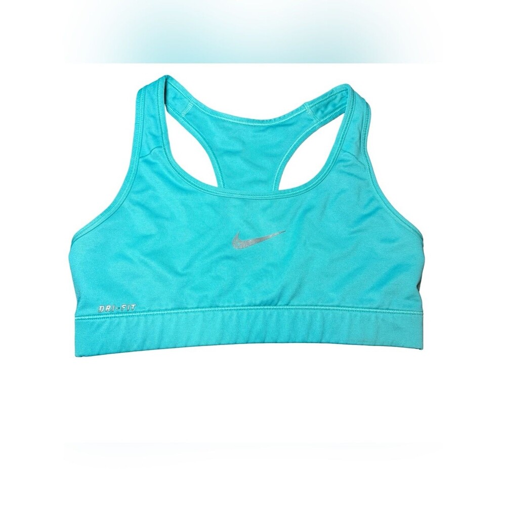 Nike Women's Dri-FIT Sports Bra - Teal Blue
